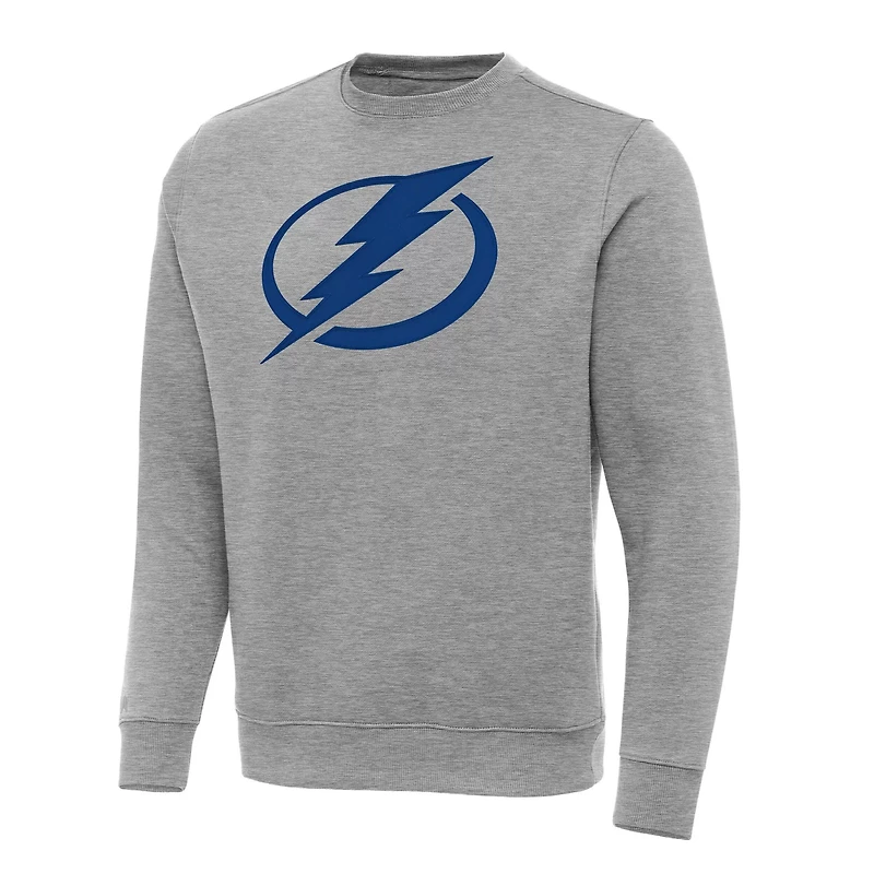 Antigua Tampa Bay Lightning Big  Tall Victory Crewneck Pullover Sweatshirt