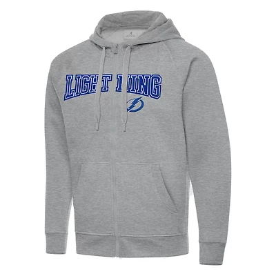 Antigua Tampa Bay Lightning Big  Tall Victory Full-Zip Hoodie