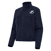 Antigua Tampa Bay Lightning Even Par Full-Zip Jacket