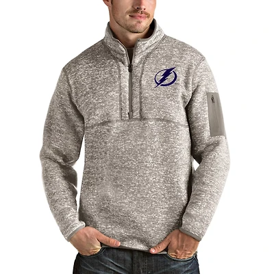 Antigua Tampa Bay Lightning Fortune Half-Zip Pullover Jacket