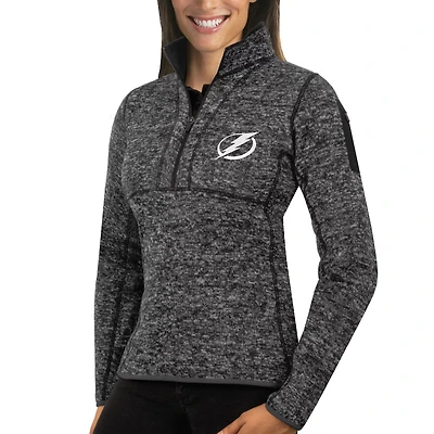Antigua Tampa Bay Lightning Fortune Half-Zip Sweatshirt