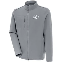 Antigua Tampa Bay Lightning Logo Objection Full-Zip Jacket