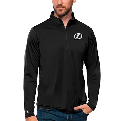 Antigua Tampa Bay Lightning Tribute Quarter-Zip Pullover Top
