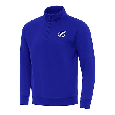 Antigua Tampa Bay Lightning Victory Quarter-Zip Mock Sweatshirt