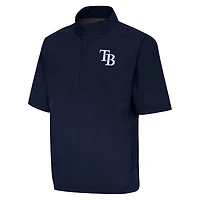 Antigua Tampa Bay Rays Brisk Quarter-Zip Wind Shirt
