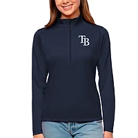 Antigua Tampa Bay Rays Tribute Quarter-Zip Pullover Top
