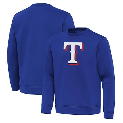 Antigua Texas Rangers Relevant Lightweight Pullover Sweatshirt