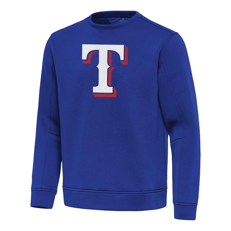 Antigua Texas Rangers Relevant Lightweight Pullover Sweatshirt