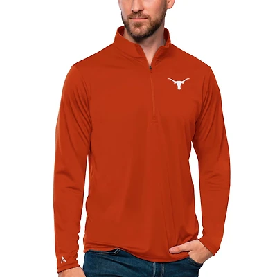 Antigua Texas Texas Longhorns Tribute Quarter-Zip Top