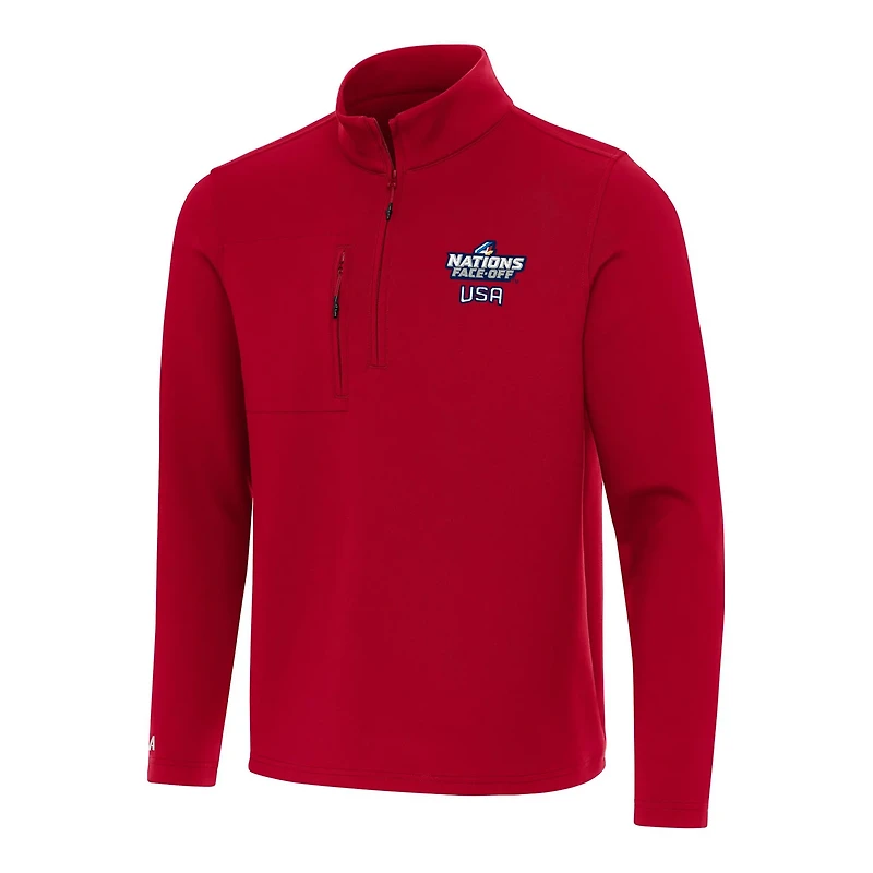 Antigua USA Hockey 2025 4 Nations Face Off Insider Quarter-Zip Top