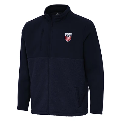 Antigua USMNT Daily Fused Full-Zip Jacket