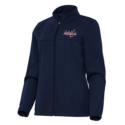 Antigua Washington Capitals Links 2 Full-Zip Golf Jacket