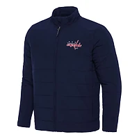 Antigua Washington Capitals Swelter Full-Zip Puffer Jacket