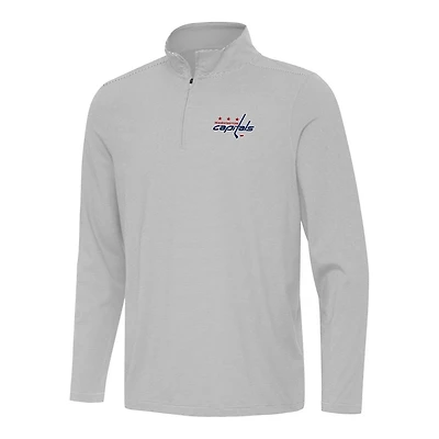 Antigua Washington Capitals Twine Quarter-Zip Top