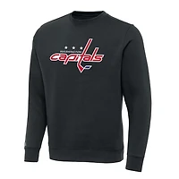 Antigua Washington Capitals Victory Crewneck Pullover Sweatshirt