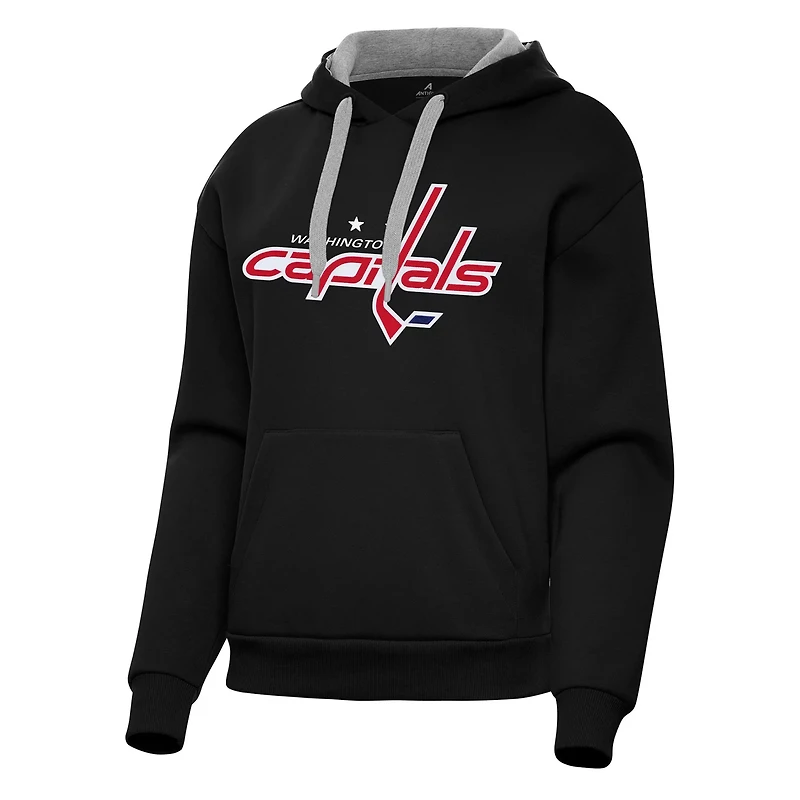 Antigua Washington Capitals Victory Pullover Hoodie