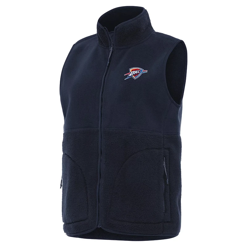 Antigua Oklahoma City Thunder Nostalgic Full-Zip Vest
