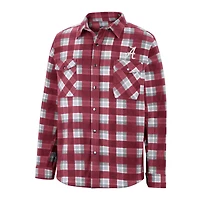Colosseum / Alabama Tide Ellis Plaid Full-Snap Shirt Jacket