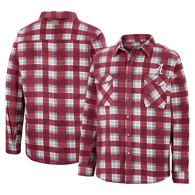 Colosseum / Alabama Tide Ellis Plaid Full-Snap Shirt Jacket