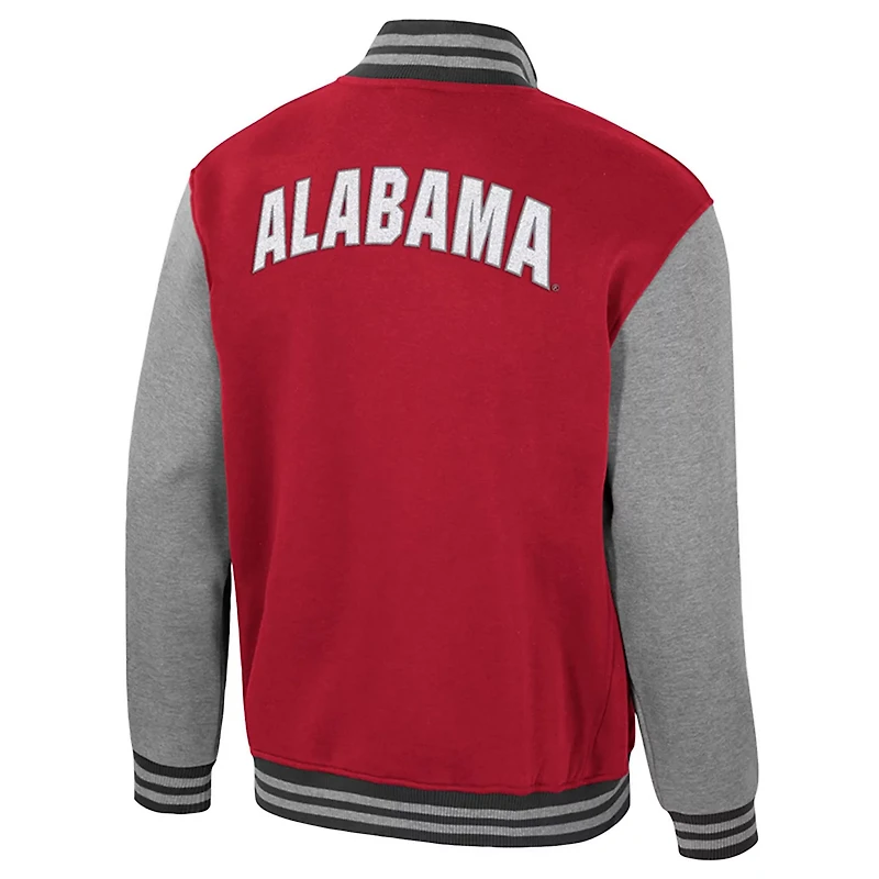 Colosseum Alabama Tide Ambi-Turner Full-Zip Varsity Jacket