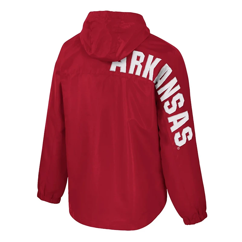 Colosseum Arkansas Razorbacks Reloaded Anorak Half-Zip Jacket