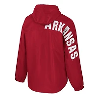 Colosseum Arkansas Razorbacks Reloaded Anorak Half-Zip Jacket