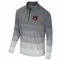Colosseum Auburn Tigers AI Striped Mesh Quarter-Zip Raglan Windshirt