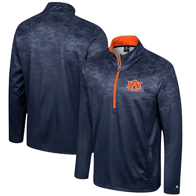 Colosseum Auburn Tigers The Machine Half-Zip Jacket