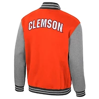 Colosseum Clemson Tigers Ambi-Turner Full-Zip Varsity Jacket