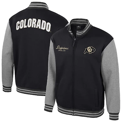 Colosseum Colorado Buffaloes Ambi-Turner Full-Zip Varsity Jacket