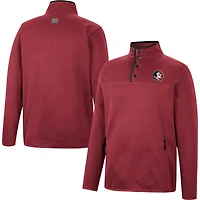 Colosseum Florida State Seminoles Rebound Quarter-Snap Jacket