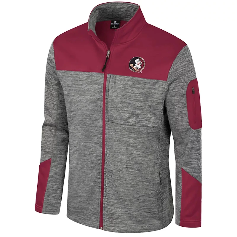 Colosseum Garnet Florida State Seminoles Guard Full-Zip Jacket