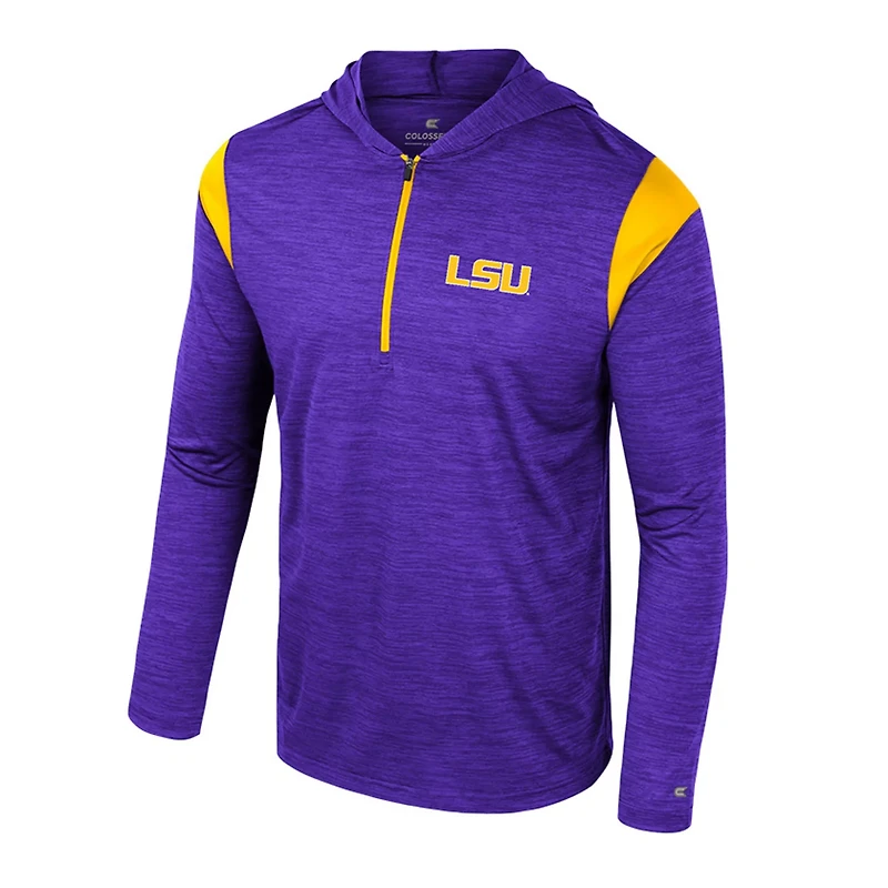 Colosseum LSU Tigers Dozer Half-Zip Windshirt
