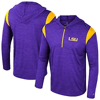 Colosseum LSU Tigers Dozer Half-Zip Windshirt