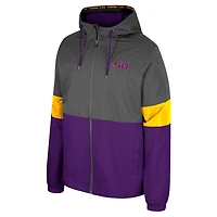 Colosseum LSU Tigers Miles Full-Zip Jacket