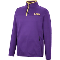 Colosseum LSU Tigers Rebound Quarter-Snap Jacket