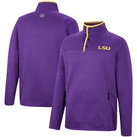 Colosseum LSU Tigers Rebound Quarter-Snap Jacket