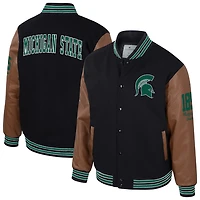 Colosseum Michigan State Spartans Letterman Full-Snap Varsity Jacket