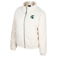Colosseum Michigan State Spartans So Hot Right Now Quilted Puffer Full-Zip Jacket