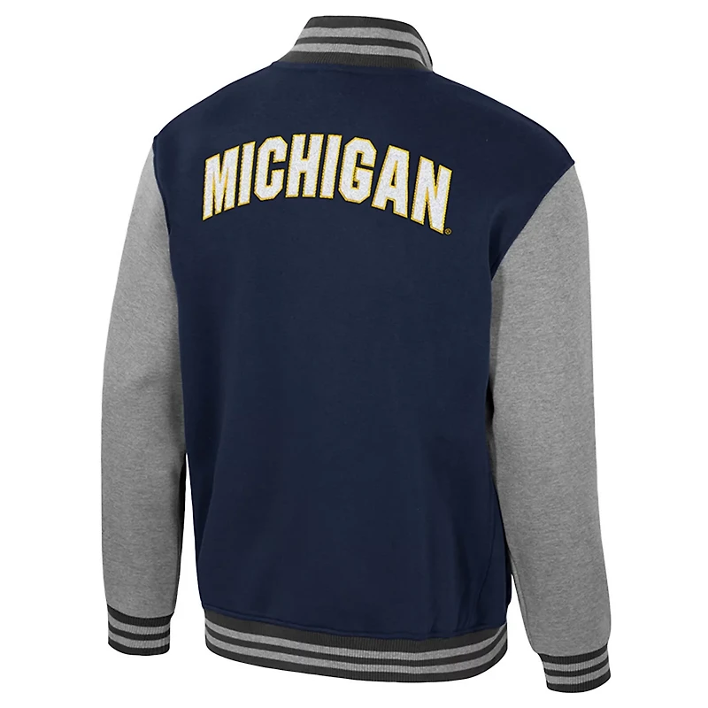 Colosseum Michigan Wolverines Ambi-Turner Full-Zip Varsity Jacket
