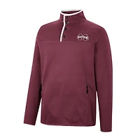 Colosseum Mississippi State Bulldogs Rebound Quarter-Snap Jacket