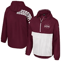 Colosseum Mississippi State Bulldogs Reloaded Anorak Half-Zip Jacket
