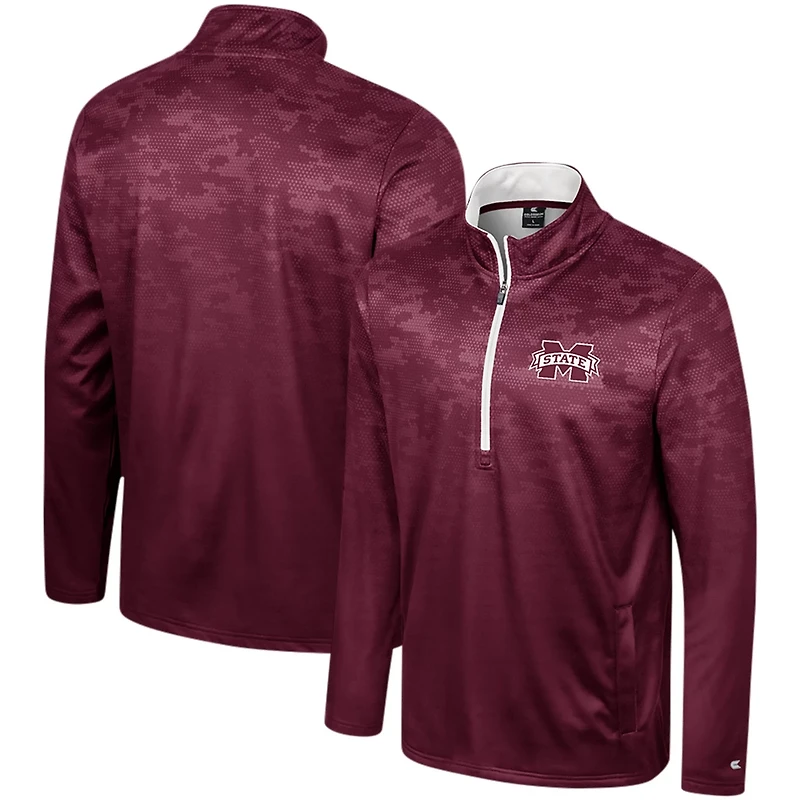 Colosseum Mississippi State Bulldogs The Machine Half-Zip Jacket