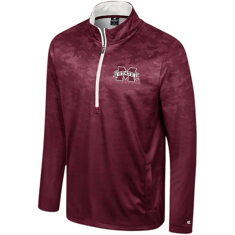 Colosseum Mississippi State Bulldogs The Machine Half-Zip Jacket