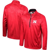 Colosseum Nebraska Huskers The Machine Half-Zip Jacket