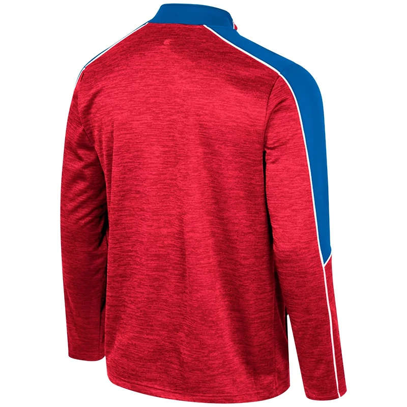 Colosseum Ole Miss Rebels Marled Half-Zip Jacket