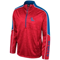 Colosseum Ole Miss Rebels Marled Half-Zip Jacket