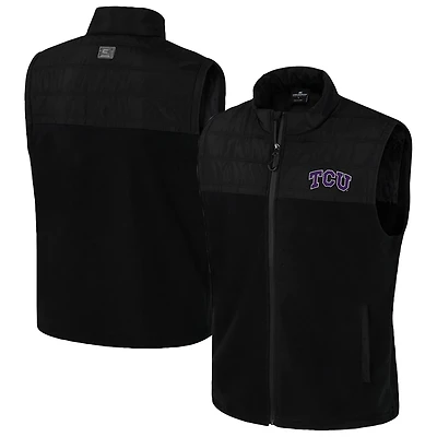 Colosseum TCU Horned Frogs Block The Sun Full-Zip Vest