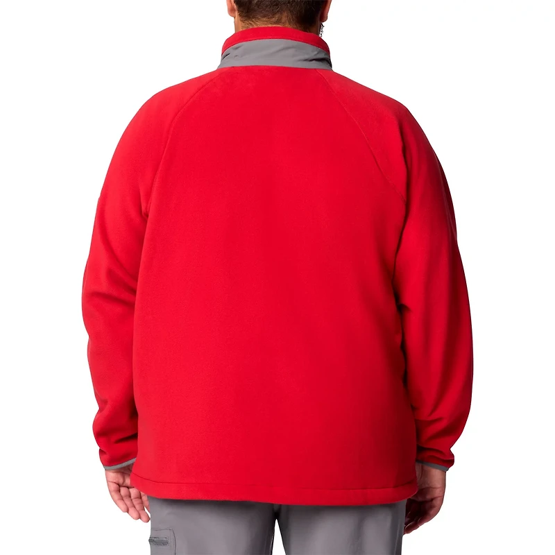 Columbia Alabama Tide Big Tall Flanker IV Fleece Raglan Full-Zip Jacket