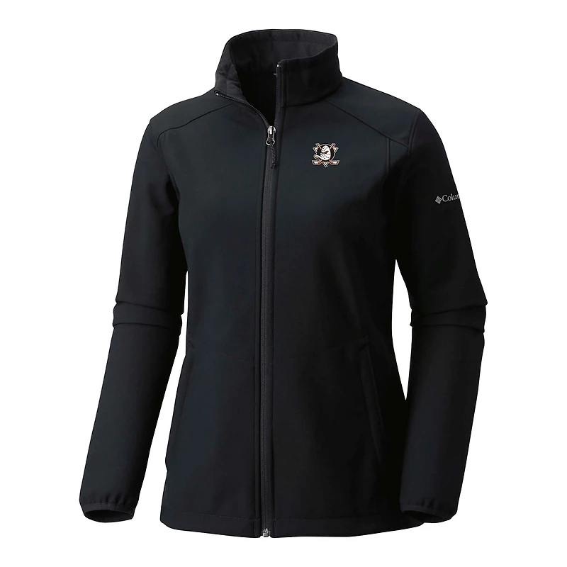 Columbia Anaheim Ducks Kruser Ridge III Omni-Shield Softshell Full-Zip Jacket